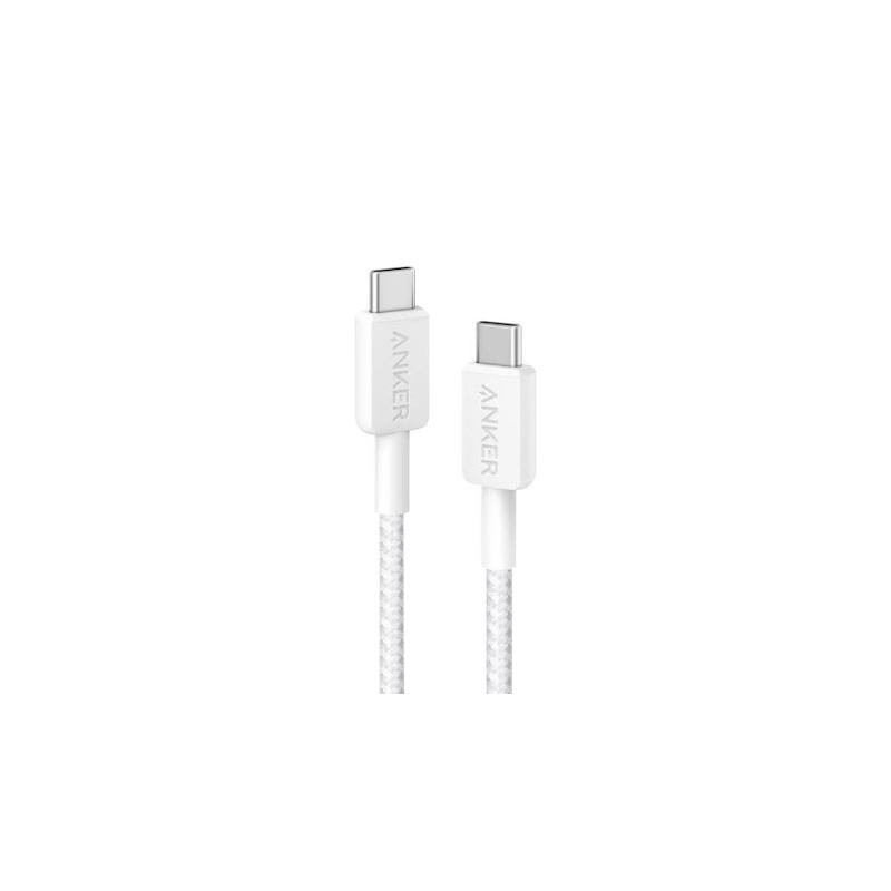 Anker - Charge/Sync cable - USB-C to USB-C - 1m - White
