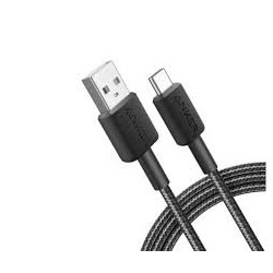 Anker - Charge/Sync cable - 322 USB-A to USB-C Cable (6ft