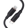 Anker - PowerLine III Flow USB-C with Lightning Connector 3ft Black