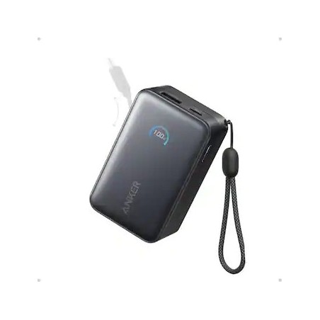Anker - Power bank - Lithium - Para - - 10K 45W Built-In USB-C Cable