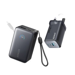 Anker - Power bank - Lithium - Para - - 10K 45W Built-In USB-C Cable