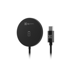 Klip Xtreme - Charging stand / battery charger - 15 Watt - 24 pin USB-C - Cellular phone / Wireless earbuds / Apple AirPods / Ap