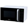 Midea Microondas 1.1 pies puerta negra y gabinete blanco MMDX11S2BW-CA