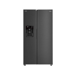 Midea Refrigerador Side by Side Inverter de 20 pies Negro MDRS710FGM28W
