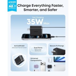 Anker - Charge/Sync cable - Nano Charger (35W Built-In Ret