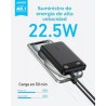 Anker - Power bank - 22.5 Watt - Lithium - Para Universal - Built-In USB-C Cable) (H)