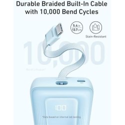 Anker - Power bank - 22.5 Watt - Lithium - Para Universal - Zolo Power Bank (10K 22.5W Bui