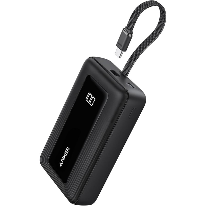 Anker - Power bank - Lithium polymer - Para -- - 20K 30W Built-In USB-C