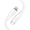Anker - PowerLine III Flow USB-C with Lightning Connector 3ft White