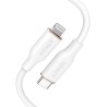 Anker - PowerLine III Flow USB-C with Lightning Connector 3ft White