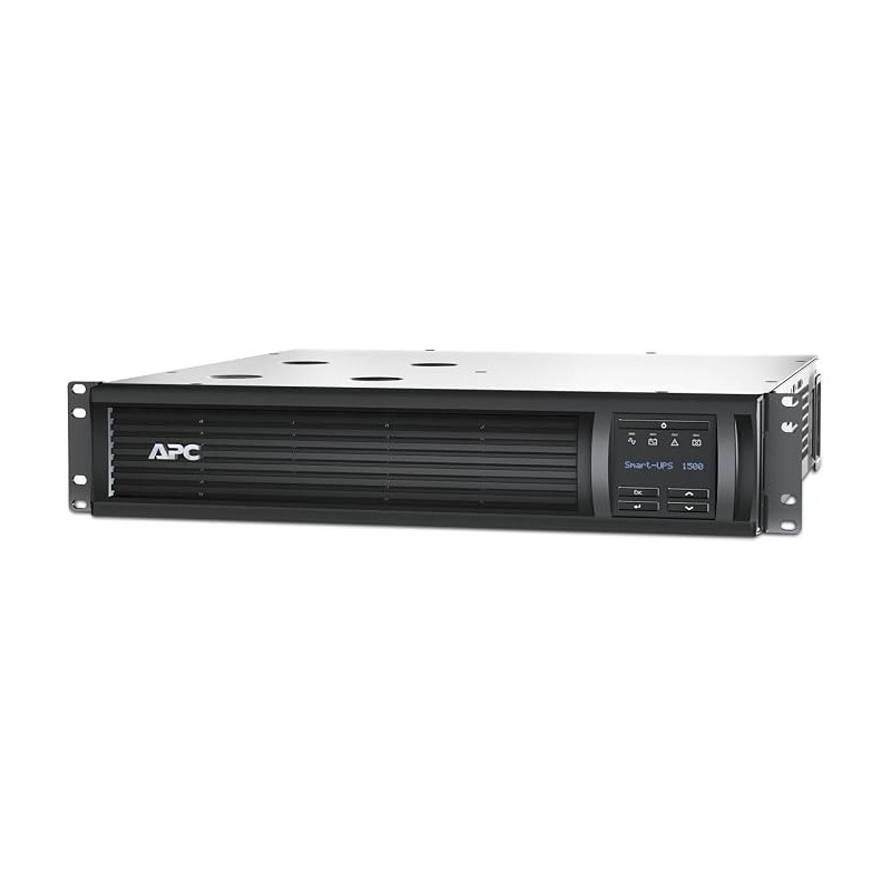 APC Smart-UPS SMT1500RM2UC - UPS (montaje en bastidor) - CA 120 V - 1 kW - 1440 VA - 1 x baterías - serial, USB - conectores de 