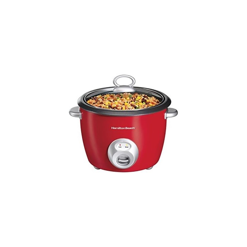 Arrocera HB  20 Cup Red Glass Lid Rice Ckr 37538N