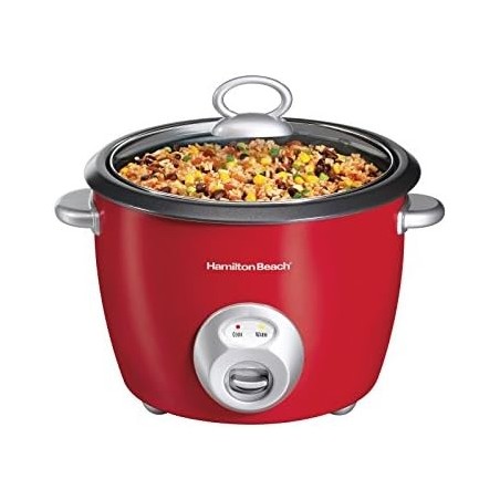 Arrocera HB  20 Cup Red Glass Lid Rice Ckr 37538N
