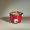 Arrocera HB  20 Cup Red Glass Lid Rice Ckr 37538N