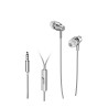 AUDIFONO GENIUS HS-M360 ALÁMBRICO 3.5MM 31710008405 PLATA