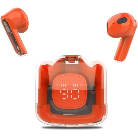 AUDIFONO MOONKI TWS EARBUD INALÁMBRICO  BLUETOOTH MH-TWS50-ORG NARANJA