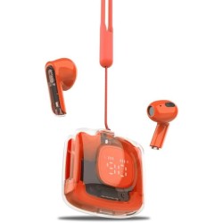 AUDIFONO MOONKI TWS EARBUD INALÁMBRICO  BLUETOOTH MH-TWS50-ORG NARANJA