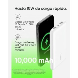 Belkin - Battery charger - Lithium - Para Universal - 10K Power bank USB-A & C 15W