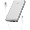 Belkin - Cargador portátil - 20000 mAh - 15 vatios - 3 A - 3 conectores de salida (24 pin USB-C, 2 x USB) - en el cable: USB-C -