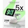 Belkin - Qi2 25W 3 in 1 UltraCharge Pro Magnetic Charging Dock Sand - Lithium - Para Universal
