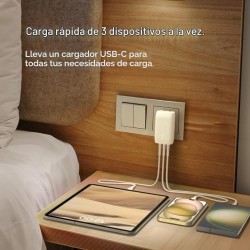 Belkin - Wall Charger - Lithium - Para Universal - Mickey 67W USB-C PD PPS 3 USB-