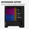 CASE GAMING RGB AEROCOOL CYLON MID TOWER VENTILADOR 1 DE 120MM CON VIDRIO LATERAL ACCM-PV10013-11 NEGRO