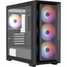 CASE GAMING RGB AEROCOOL TERN MINI MINI TOWER VENTILADORES 4 DE 120MM CON VIDRIO LATERAL Y MALLA FRONTAL TERN MINI-G-BK-V2 NEGRO