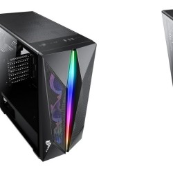 CASE X-LION  H2-530 TEMPERED  GLASS SIDE PANEL + 3 12CM FANS USB2.0*2 + USB3.0*1 + HD AUDIO