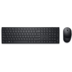 Dell Pro Keyboard and Mouse KM5221W - Juego de teclado y ratón - inalámbrico - 2.4 GHz - QWERTY - EE. UU. - negro - para Chromeb