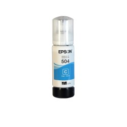 Epson 504 - 70 ml - cián - original - recarga de tinta - para EcoTank L4150, L4260, L6161, L6171, L6191, L6270