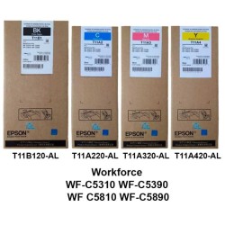 Epson cartucho workforce WF C5310/90 & WF C5810/90 cyan Std-T11A220-AL