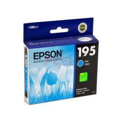 Epson T195 - Cián - original - cartucho de tinta - para Expression XP-101, XP-201, XP-211