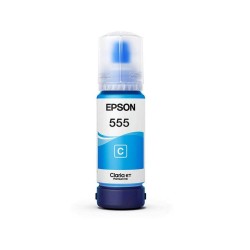 Epson T555 - Cián - original - recarga de tinta - para EcoTank L8160, L8180