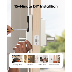 Eufy - Smart Lever Lock C33 - White