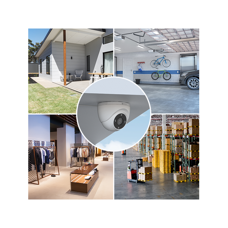 EZVIZ - Network surveillance camera - H4 Cámara domo para el hogar i