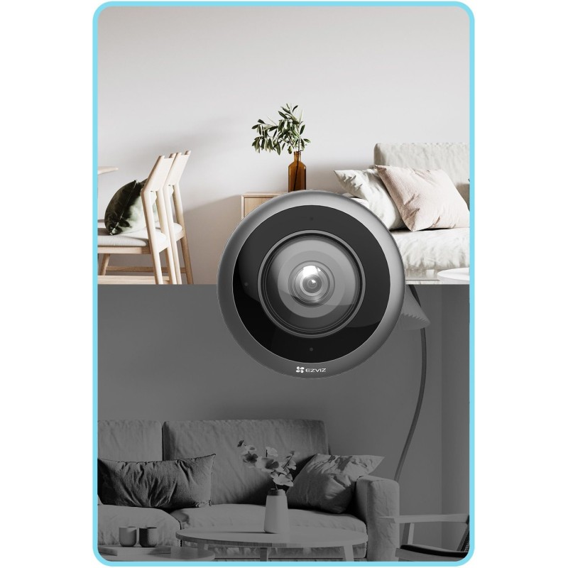 EZVIZ - Network surveillance camera - Indoor / Outdoor - CS-E4p-R100-8C6WKF Smart Wi-Fi