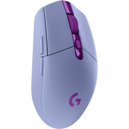 Logitech G305 Lightspeed - Ratón - óptico - 6 botones - inalámbrico - 2.4 GHz - receptor inalámbrico USB - lila