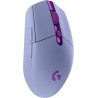Logitech G305 Lightspeed - Ratón - óptico - 6 botones - inalámbrico - 2.4 GHz - receptor inalámbrico USB - lila