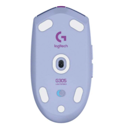 Logitech G305 Lightspeed - Ratón - óptico - 6 botones - inalámbrico - 2.4 GHz - receptor inalámbrico USB - lila