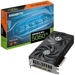 Gigabyte - GeForce RTX 5060 - PCI Express 5.0 x16 - NVIDIA - GeForce RTX 5060 Ti - GDDR7 - DisplayPort / HDMI - GV-N506TEAGLE OC