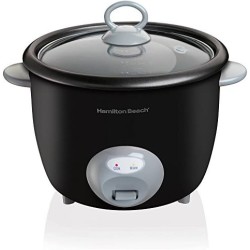 HB 20 Cup Blk Glass Lid Rice Ckr 37542