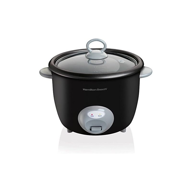 HB 20 Cup Blk Glass Lid Rice Ckr 37542