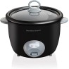 HB 20 Cup Blk Glass Lid Rice Ckr 37542