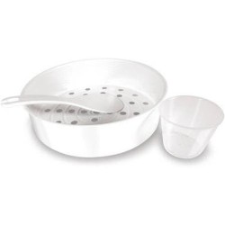 HB 20 Cup Blk Glass Lid Rice Ckr 37542