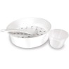 HB 20 Cup Blk Glass Lid Rice Ckr 37542