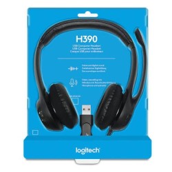 Logitech - H390 - Auriculares con diadema - Cableado