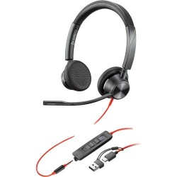 POLY - Headphones - Blackwire 3325 Stereo Microso