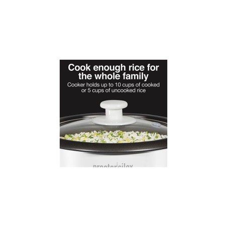 HB Proctor Silex 10 Cup Glass Lid Rice Cooker 37533MN