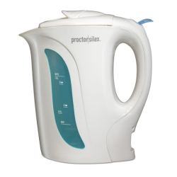 HB Proctor Silex 1 Liter Electric Kettle Wht K2070G