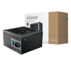 FUENTE DE PODER DEEPCOOL PK600D 600W 80 PLUS BRONZE NO MODULAR ATX R-PK600D-FA0B-US NEGRO